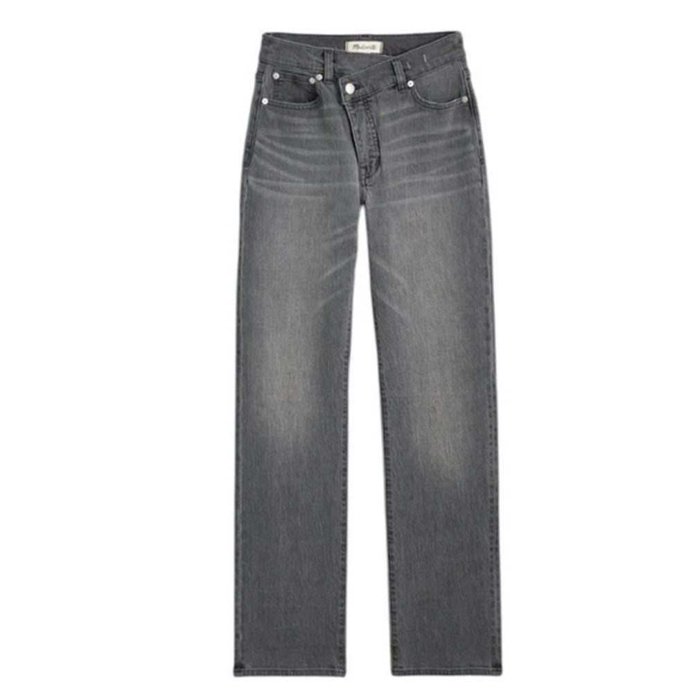 Grey Madewell The '90s Straight Jean in Burwick Wash: Cross-Tab Edition